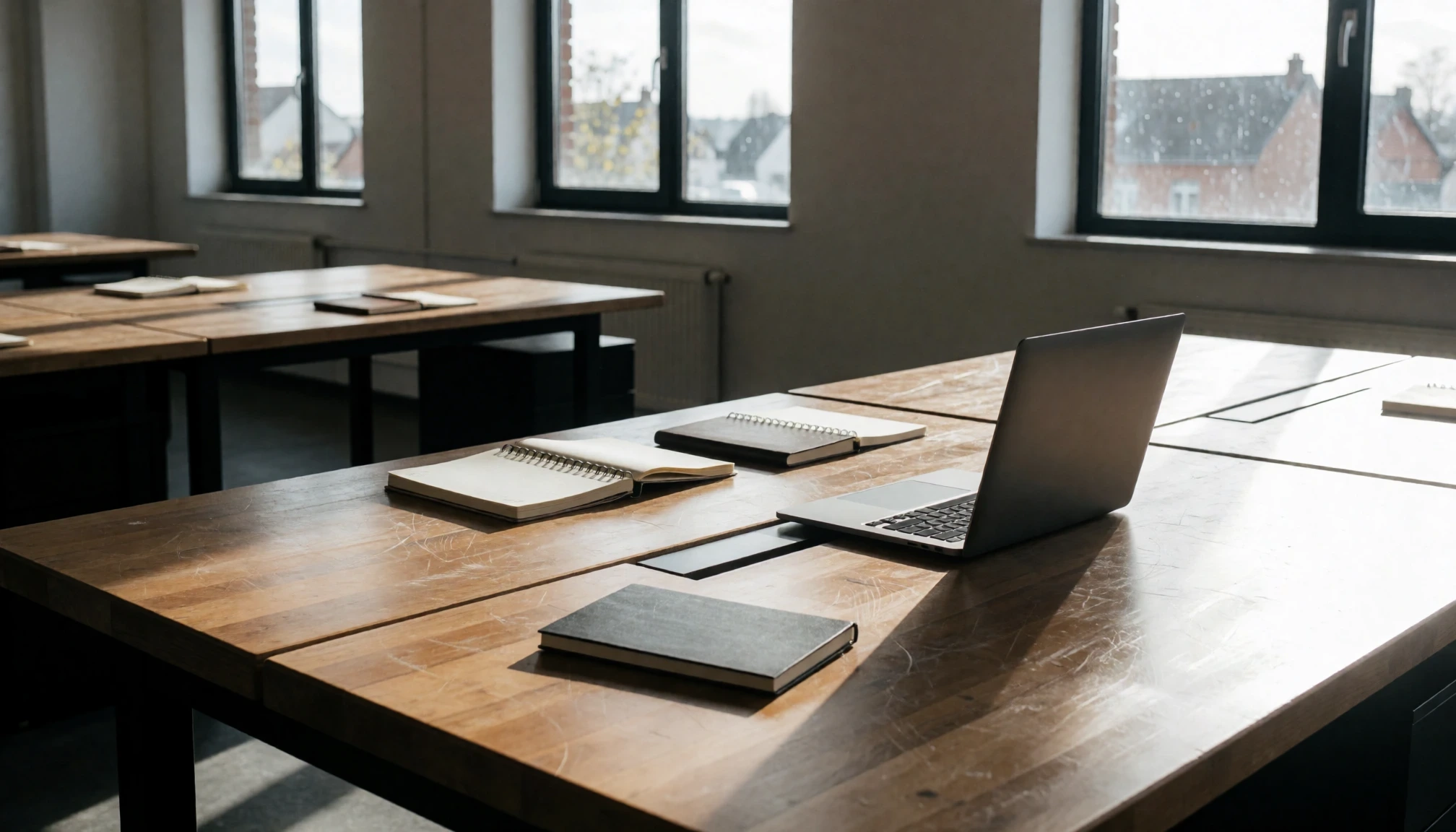 Artwork de marketing digital sur une surface en bois
